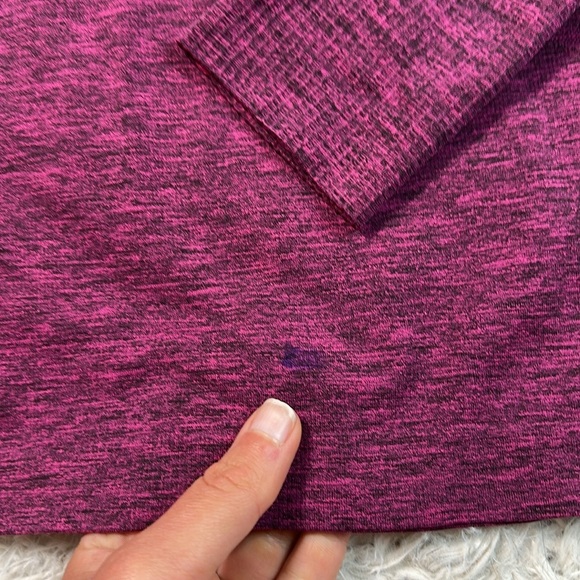 Lululemon Swiftly Tech Long Sleeve Crew Heathered Jewelled Magenta - Picture 2 of 6